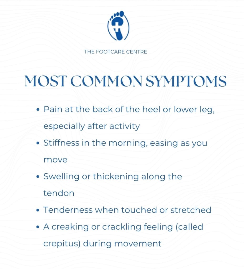 Achilles Tendonitis Symptoms
